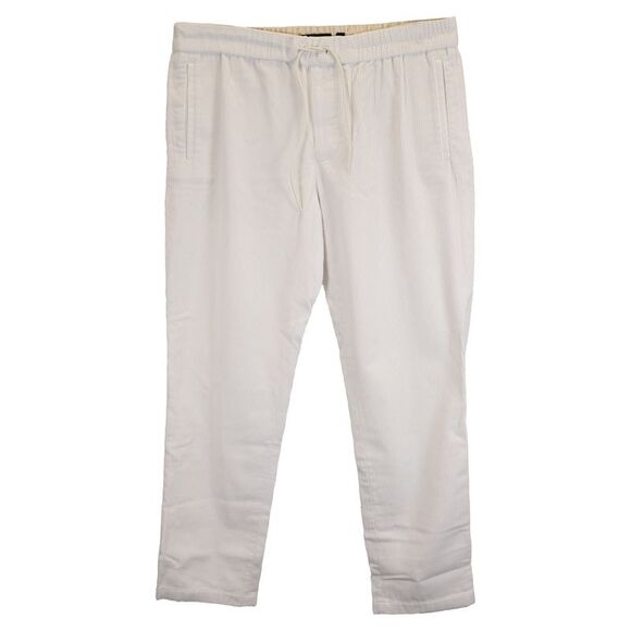 Vince Corduroy Pull on Pants in White Cotton